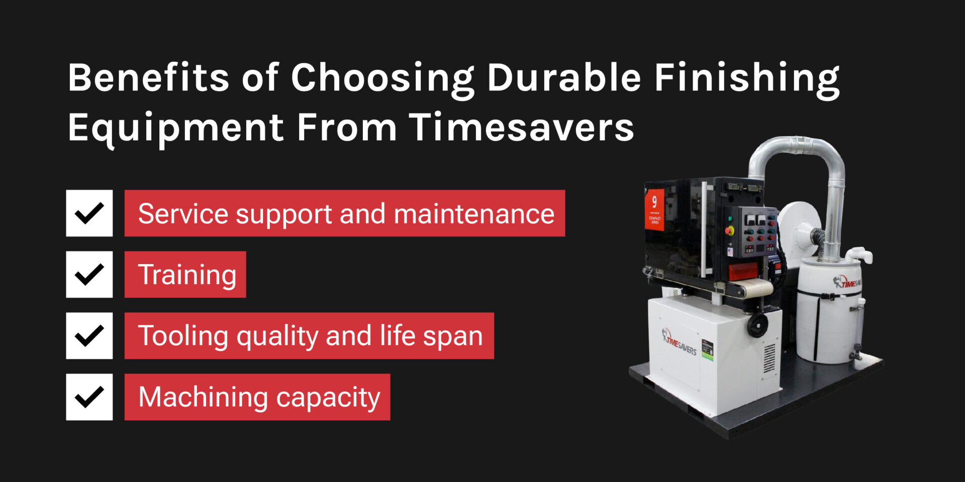 3D model of a finishing system from Timesavers